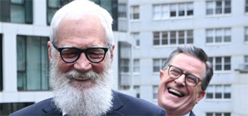 Colbert & Letterman threw furniture off the roof of the Ed Sullivan building