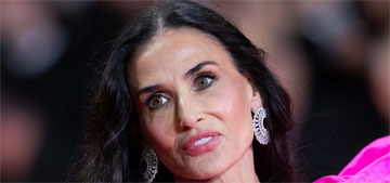 Demi Moore wore a pink dress with a giant bow in Cannes: dramatic, over the top?