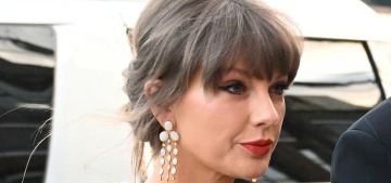 Taylor Swift wore Maria Lucia Hohan & a suite of Elizabeth Taylor’s opal jewelry