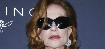 “Isabelle Huppert looked fantastic in Balenciaga at a Cannes event” links