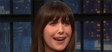 Alison Brie used an Italian accent when she met Pope Leo, who told her he’s from Chicago