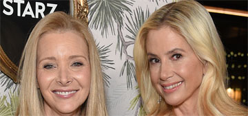 The Romy and Michele sequel starring Lisa Kudrow & Mira Sorvino is filming now