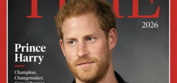 Prince Harry’s Time Mag cover for ‘the most influential people in sports’ is amazing