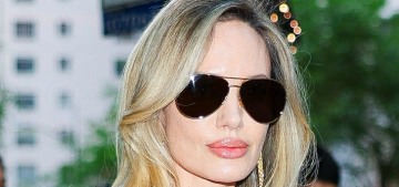 Angelina Jolie wore Tom Ford for a NYC ‘Couture’ screening & dinner