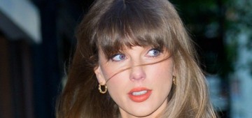 Taylor Swift made airplane noises as she fed Travis Kelce & people have thoughts