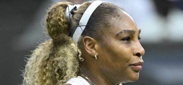 Serena Williams’ first singles match in nearly four years ended in a three-set defeat