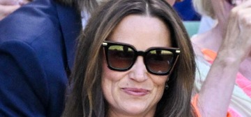 Pippa Middleton & Carole Middleton sat in Wimbledon’s Royal Box on Monday