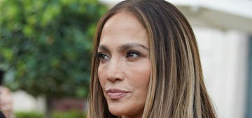 What in the world is Jennifer Lopez wearing during Paris Fashion Week?