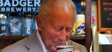 King Charles sipped a pint & ‘drowned a few sorrows’ over World Cup football