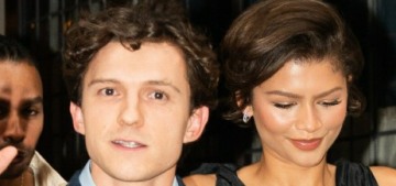 Tom Holland & an Elie Saab-clad Zendaya had a NYC date night at Wokuni