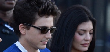 Timothee Chalamet & Kylie Jenner were loved up at the World Cup final