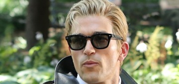 “Paul Anthony Kelly revealed his newly blonde hair in NYC” links