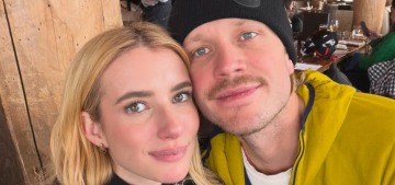 Emma Roberts wore Monique Lhuillier for her Idaho wedding to Cody John