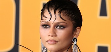 Zendaya wore Ashi Studio & terrible bangs for the LA ‘Spider-Man’ premiere