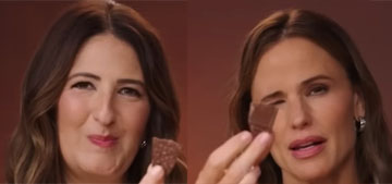 Jennifer Garner and D’Arcy Carden prefer Nestle Crunch to Dubai Chocolate