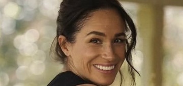 Duchess Meghan showcases her giant pear-shaped diamond ring on As Ever