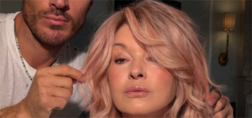 Martha Stewart dyed her hair ‘rose gold’ with celebrity hairstylist Chris Appleton