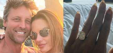 Alessandra Ambrosio shows off engagement ring from her jewelry designer fiance