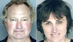 Randy and Evi Quaid thrown in handcuffs and in jail, seen smiling maniacally