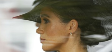 Prince Harry & Meghan have arrived back in Britain with their children