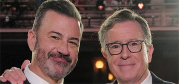 Stephen Colbert: we can all agree that Jimmy Kimmel deserves an Emmy