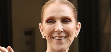 “Celine Dion wore Loewe as she made her way to a rehearsal in Paris” links