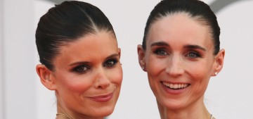 Venice fashion: Rooney Mara wore Louis Vuitton, Kate Mara wore Armani