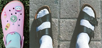 Crocs are out and Birkenstocks with socks are in for middle school students
