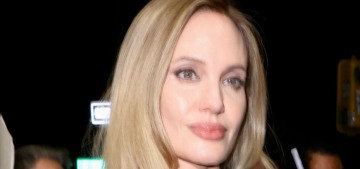 Angelina Jolie suited up in Fendi for a NYC screening with Zahara Jolie