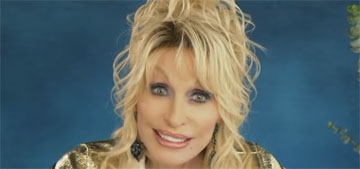 Dolly Parton posthumously accepted an award in a pre-recorded video message