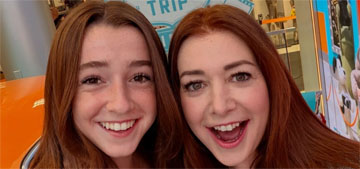 Alyson Hannigan’s 14-year-old daughter copied her whole face