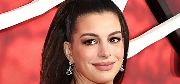 Anne Hathaway wore Prabal Gurung maternity-wear to the NYC ‘Verity’ premiere