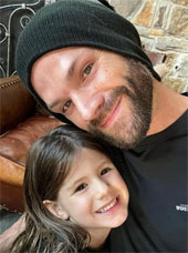 Jared Padalecki with his daughter