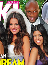 Khloe and Lamar's wedding on OK Magazine