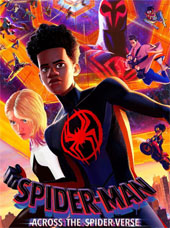 Poster for Across the Spiderverse featuring Miles