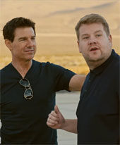 Tom Cruise and James Corden